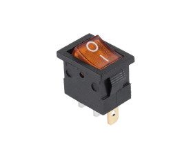 Przełącznik klawiszowy podświetlany 2 pozycje 3 pin wąski 12V 15A...