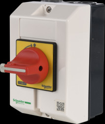 VCF1GE Emergency stop/main switch, 3p, 690V, 25A.