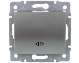 LOGI Łącznik krzyżowy śrubowy 10AX 250V srebrny 021070143 25193