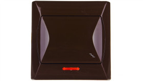 Akcent Łącznik Schodowy Z Podświetleniem Brązowy Łp-3As/24