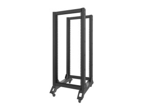Stojak instalacyjny OPEN RACK 19 LANBERG 27U 600x800 czarny OR01-6827-B