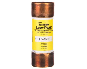 Wkładka bezpiecznikowa LOW-PEAK 21x57mm 3A CLASS J 600V zwłoczna LPJ-25SP