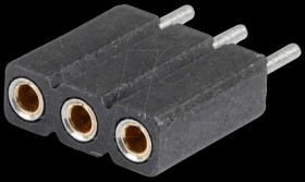 115-1-003-0-MTF-XS0 Precision sockets, 2.54 mm, 1 x 03, straight