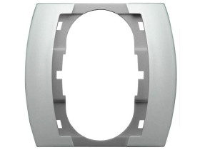 GAZELA Ramka do gniazda podwójnego srebro RG-1J/18 OSPEL