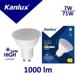 Żarówka LED K LED GU10 7W-NW 1000lm 4000K barwa neutralna 36335