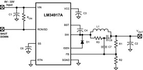 2.3x2mm, 8-33V, 1.25A, Constant On-Time Non-Synchronous Buck Regulator w/ Intelligent Current Limit