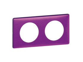 CELIANE Ramka 2 podwójna anodised purpura 068712 LEGRAND