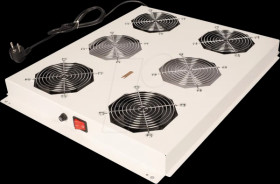 26210307 19" roof fan unit 4 fans, gray