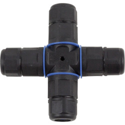 Heitronic 45613 Wire Connector IP68 Waterproof 3-Pin X-Cable Screw-Fit