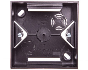 IMPRESJA Puszka natynkowa pojedyncza antracyt PNP-1Y/50