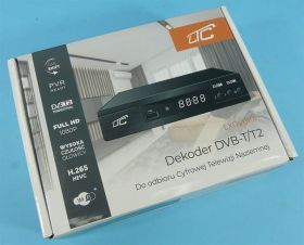 TUNER TV DVB-T T2/HEVC H.265 Z PIL.PROG.