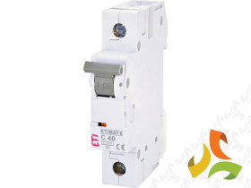 Wyłącznik nadprądowy C 40A 1P 6kA ETIMAT6 002141520 ETI