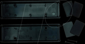 1593DBK shell case, series 1593, 36 x 114 x 25 mm, black