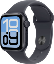 Apple Watch SE 3 GPS + Cellular 40 mm Obudowa aluminiowa Opaska sportowa czarny M/L