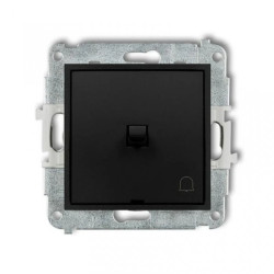 MINI Przycisk /dzwonek/ w stylu amerykańskim czarny mat 12MWPUS-4