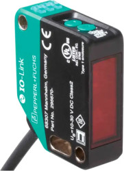 Distance sensor, 100-300 mm, NPN/PNP, Form A (N/O) / Form B (N/C), 18-30 VDC, M8-connector, IP67/IP69/IP69K, 295670-100319