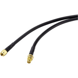 SpeaKa Professional SP-9226156 RF Cable Assemblies Black 3m Length