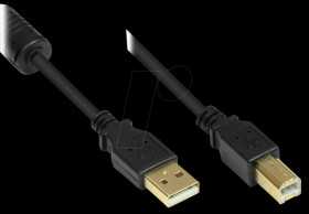 GC-M0079 USB 2.0 male A &gt; male B, 0,5m