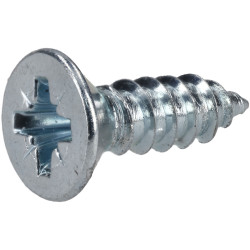 R-TECH 337121 Pozi Countersunk Self-Tapping Screws No.8 1/2in 13.0mm - Pk100