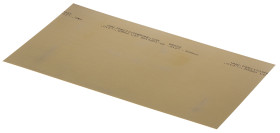 Zestaw podkładek regulacyjnych RS PRO grubość 0.001 → 0.015cal Mosiądz długość 12cal Żółty