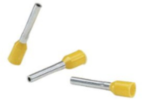 Insulated wire end ferrule, 1.0 mm², 16.5 mm/10 mm long, DIN 46228-4, red, FSD77-10-D