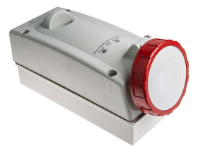 Gniazdo przemysłowe dużej mocy IP67 3PN+E 32A Scame 415 V Gniazdo