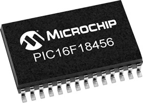 Mikrokontroler Microchip PIC16F SPDIP 28-pinowy Otwór przezierny PIC 28 kB 8bit CAN: 32MHz RAM:2,048 kB Ethernet: Flash