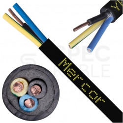 Kabel energetyczny ziemny YKY 3x1,5mm2 czarny 0,6/1kV drut Mercor