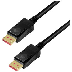 LogiLink CDV0100 AV Cable DisplayPort to DisplayPort Black 10m