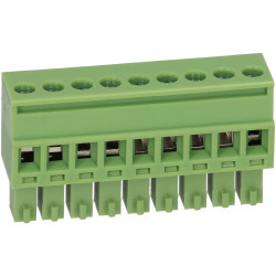 TruConnect 215414 3.81mm Female Pluggable Vertical 9 Way Terminal Block
