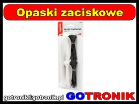Opaski zacisk 2,5 zestaw CT250BW