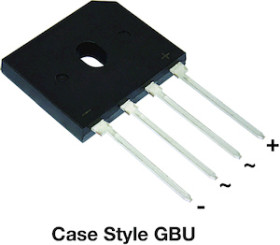 GBUE2580 Low VF Single-Phase Single In-Line Bridge Rectifier