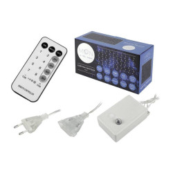 Kurtyna świetlna LED 3x2m 230V dekoracyjna ciepła biała