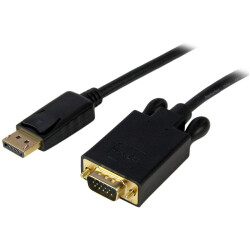 StarTech.com DP2VGAMM15B 15ft (4.6m) DisplayPort to VGA Cable - Active DisplayP
