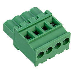 CamdenBoss CTB92VG/4S 4 Way 12A Pluggable Vertical Free Plug Standard 5mm Pitch