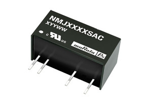 Przetwornica DC-DC, 1W, Uwe 4,5 → 5,5 V DC, Uwy 5V dc, Iwy 200mA, Murata Power Solutions