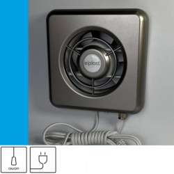 Wentylator domowy Classic 100GF przewód z wtyczką, fi 100 mm, kolor złoty