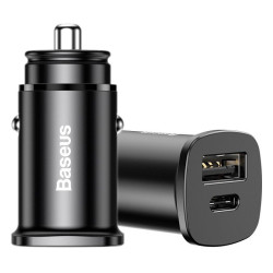 Baseus PPS BS-C15C CCALL-AS01 30W szybka ładowarka samochodowa z gniazdem USB QC4.0+ oraz USB-C PD 3.0
