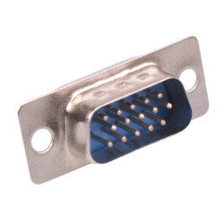 15 Way D Sub Connector Male Plug 3 Rows