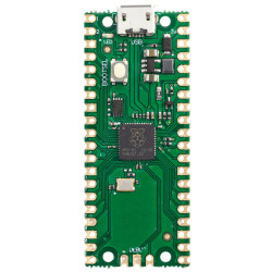 Płytka z mikrokontrolerem RP2040 z USB Micro zielona
