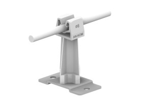 Uchwyt na drut przykręcany Z-zatrz.H=7cm /OG/ szary AN-11U/OG/S C192152 AN-KOM