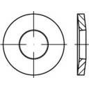 Podkładki sprężyste TOOLCRAFT 138293 22 mm 49 mm fosforowany stal sprężynowa 100 szt.