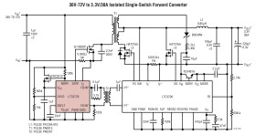 Single-Switch Forward Controller and Gate Driver