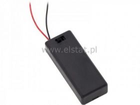 Koszyk na baterie 2xR3 ( II ) z kabelem+ wyłącznik