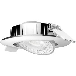 Megatron MT76761 Slimo LED Recessed Light 6W Silver Monochrome