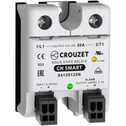 Crouzet 84139120N SSR 50A 510VAC Zero Crossing Ideal for Heating Use