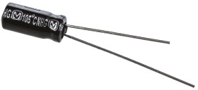 Kondensator 4.7μF 100V dc Radialny, Otwór przelotowy Panasonic roztaw: 2mm 5 (Dia.) x 11mm