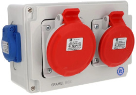 Rozdzielnica 5x32A 5x16A 2x3x16A INA=32A IP54 SB-004005-S0060-54