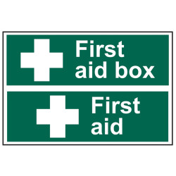 Scan 1553 First Aid Box / First Aid - PVC 300 x 200mm