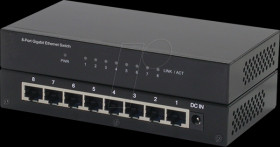 21143521 Switch, 8-port, Gigabit Ethernet